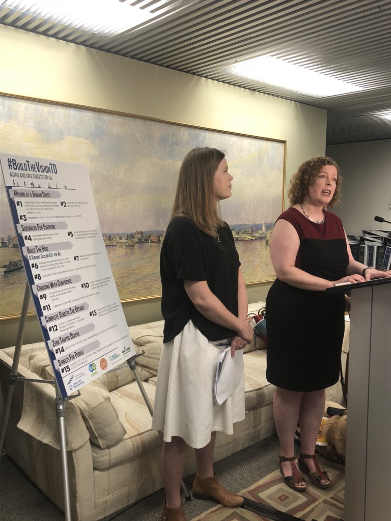 BikeLawCanada's tweet image. It’s time for our city to take bold and swift action to protect Vulnerable road users. #BuildTheVisionTO