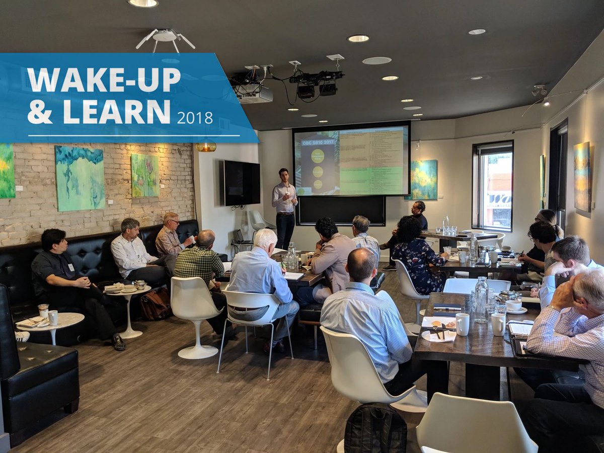 atsspec's tweet image. Michael Guadagnoli from @ecovertcorp is delivering an excellent seminar on the #ontariobuildingcode #sb-10 update, during our &quot;Wake up &amp;amp; Learn&quot; session this morning.