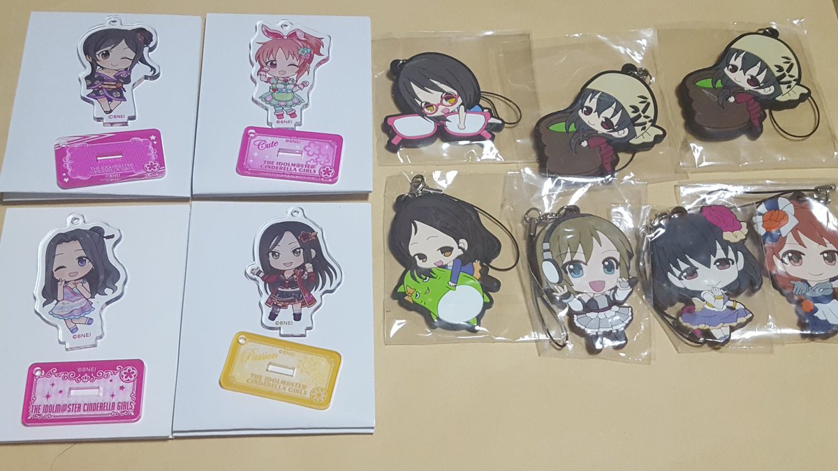 手渡し】デレマスグッズのお譲り先探してます。