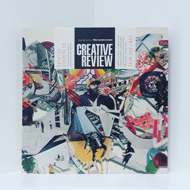 The collage-tastic cover for the #CreativeLeaders issue of @creativereview featuring the main man @draplin ift.tt/2liViOU