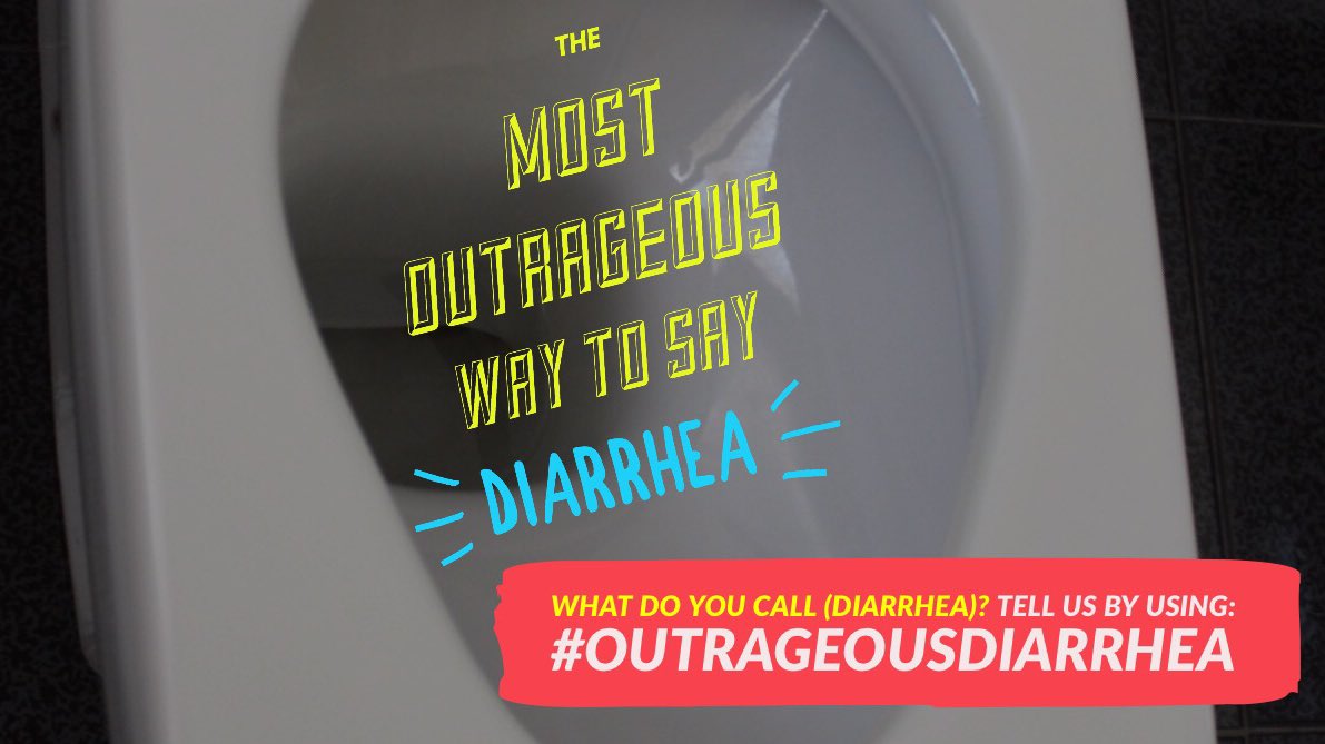 KeepYrPantsOn's tweet photo. It's difficult for some people to say #diarrhea! So they use creative other ways to do it! How do you describe diarrhea? Tweet us and use: #OutrageousDiarrhea https://t.co/vUs1mUUwO1