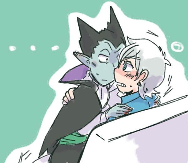 いちゃいちゃしようとしたら片方が信じられない勢いで緊張してるせいで段々もう片方にも緊張の移るロナドラ 