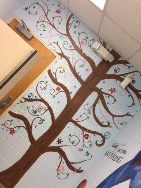 PRS_PrimarySC's tweet photo. @PRserviceclub has been working hard to decorate the 5th grade bathrooms! #GCpride #PRS50 #choosekind https://t.co/gt6eEKKjJf