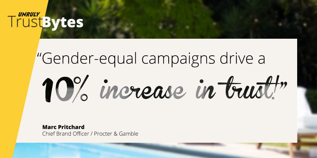 .<a href="/ProcterGamble/">Procter & Gamble</a>'s Marc Pritchard weighs in on the value that diversity and representation brings to brands and campaigns at this year's #CannesLions #TrustBytes
