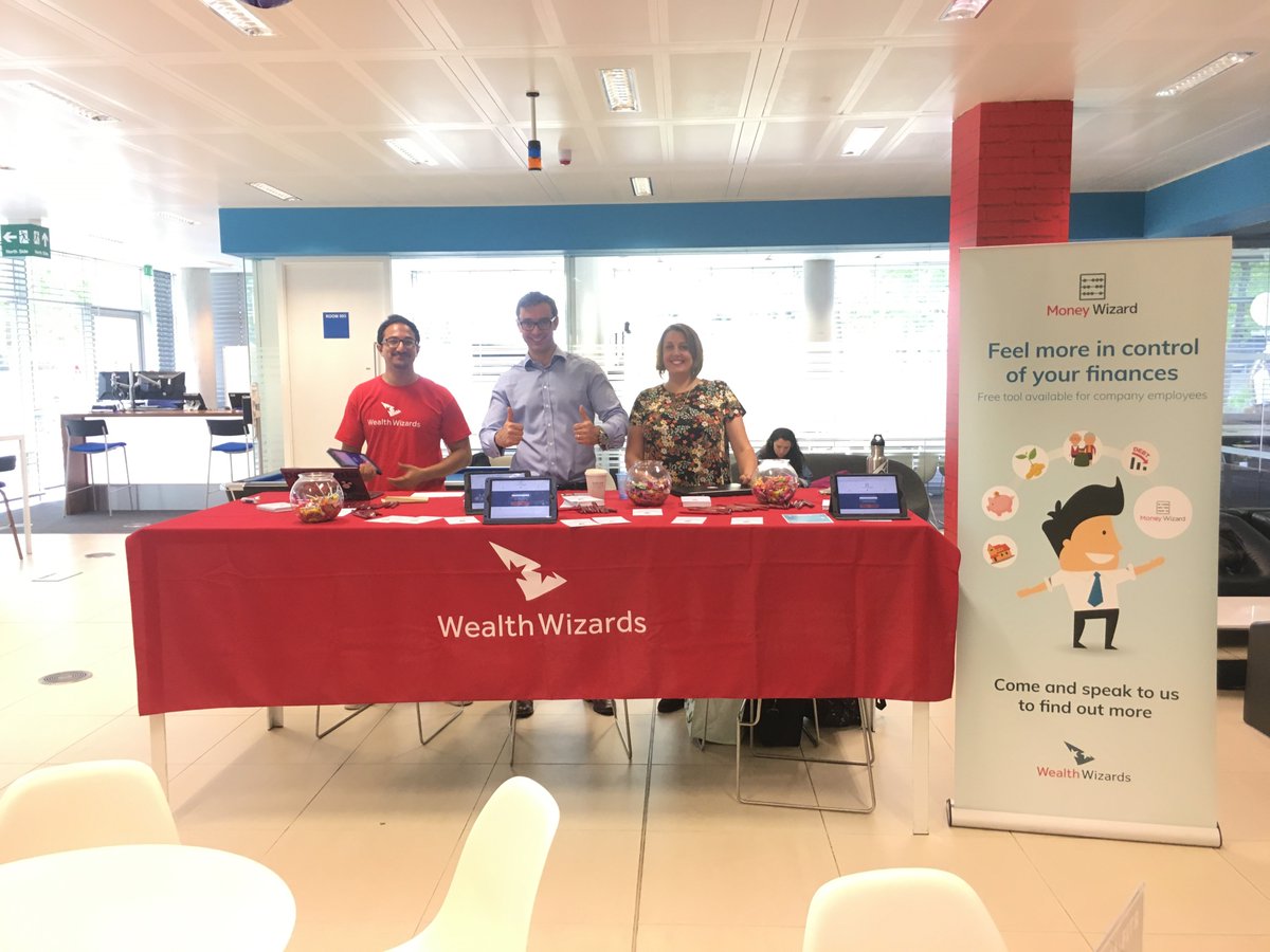 wealthwizards's tweet photo. Our team are on-site @DiscoveryUK head office today promoting #employee #financialwellbeing! https://t.co/jwmDPsjY73