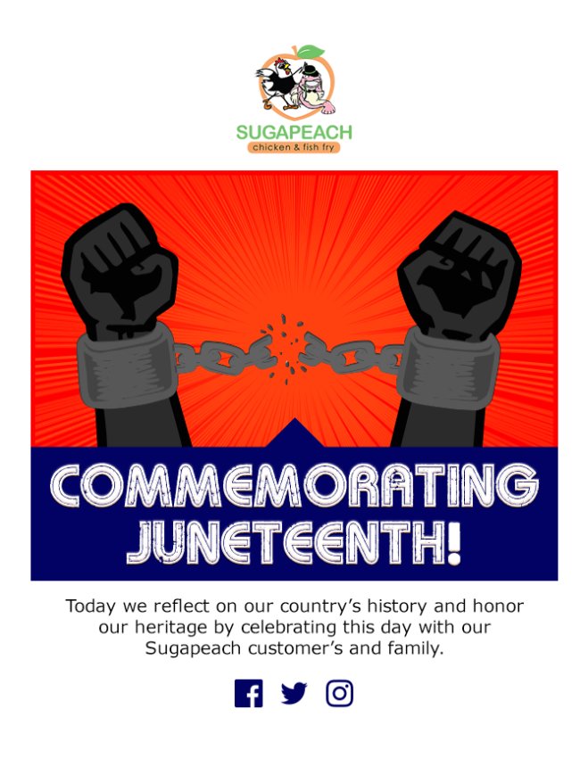 Juneteenth: Freedom For All bit.ly/2M1aUln