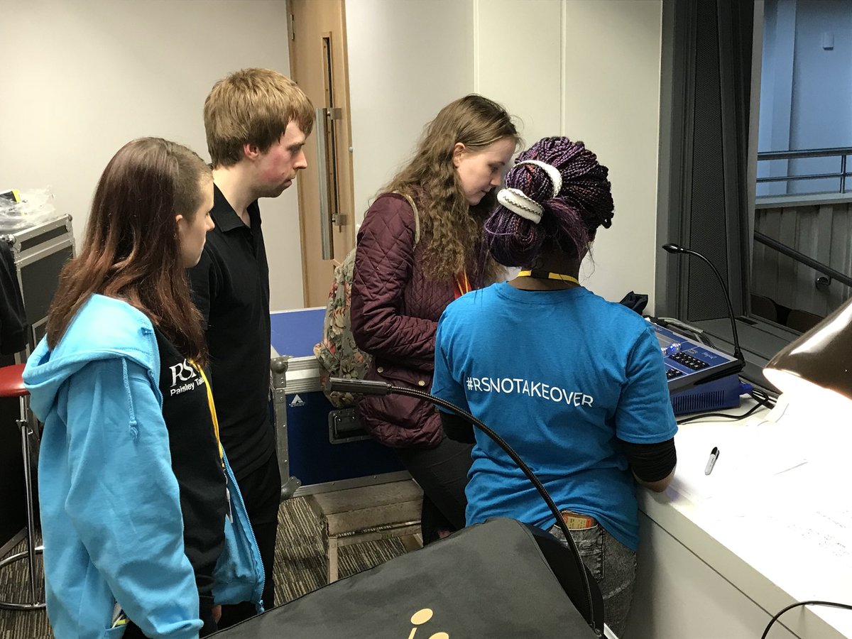 RSNO's tweet photo. Final preparations under way for our Takeover 2018’s performance! #rsnotakeover https://t.co/IuGdwIlm3P