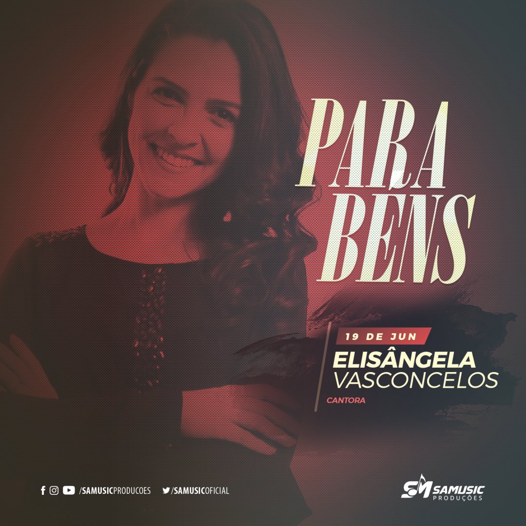 SamusicOficial's tweet photo. Hoje é dia de comemoração!!!🎁🎉🎈🎊🎁! 
A cantora @elisangelavasconcelosoficial está completando mais um ano de vida hoje.

E nós da Samusic desejamos um feliz aniversário para ela.
Deus continuem te abençoando Lili.

#DiaDeComemoração
#HappyBirthday
#SamusicProduções https://t.co/jykSDBrKO0
