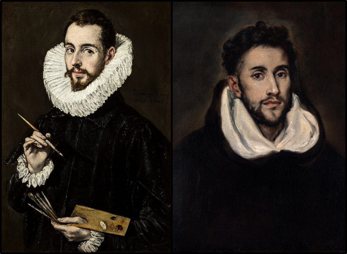 Oskar_KimikArte's tweet photo. El museo de BBAA de Sevilla aloja una obra de #ElGreco (izq) y otra de un seguidor (dcha.). 
El análisis por fluorescencia de rayos X ha encontrado algunos ocres y esmaltes en el segundo que no están presentes en el primero. 
@MuseosAndalucia CC @ciencialacarta
#KimikArte 171 https://t.co/49aenp7ZMi