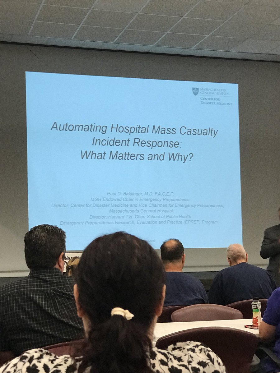 Spending the day with these wonderful colleagues learning about Hospital MCI response. <a href="/KorieSims/">Korie Sims</a> @chnolaem @CHNOLA <a href="/MattSchaefer53/">Matt Schaefer</a>