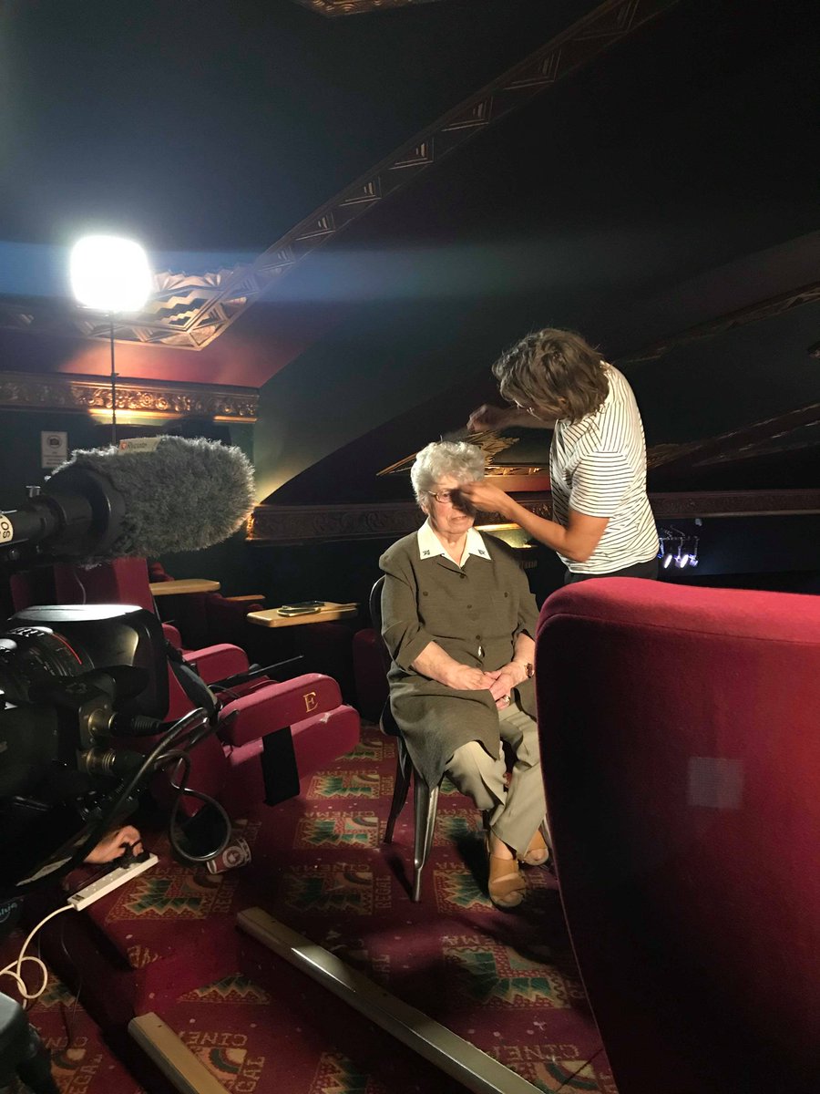 The_Regal's tweet photo. 🎞️📽️A great day filming yesterday for @BBCTheOneShow. Lovely to have welcomed so many former usherettes to The Regal for such a special event. #TheRegal #Evesham #Worcestershire #BBC #filming #usherettes https://t.co/hlbARgiOU8