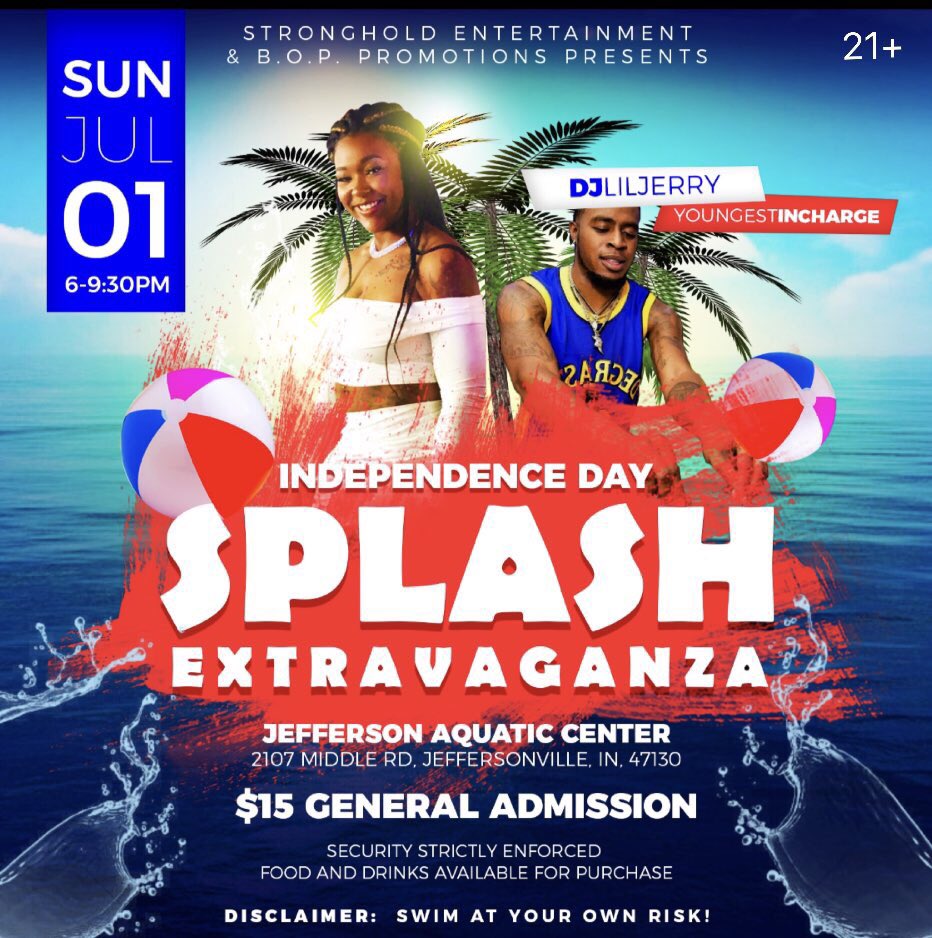 BOP_Promotions's tweet photo. JULY 1ST WILL BE CRAZY❗️RETWEET FOR A CHANCE TO WIN FREE TICKETS❗️ #JeffersonvilleAquaticCenter #Splash #Drip https://t.co/Zklc7o65Fj