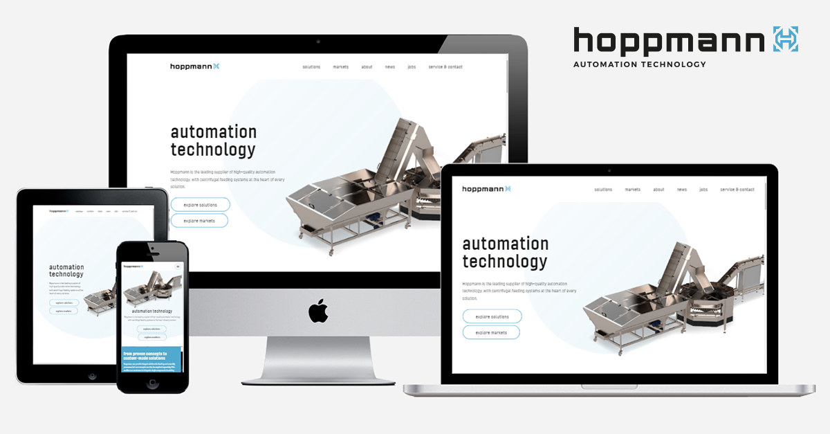 We have launched our new website! Make sure to visit hoppmann-automation.com to check it out. #newwebsite #hoppmannBV