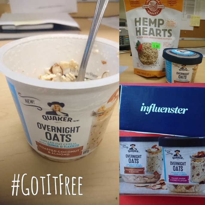 KeiKayJ's tweet photo. I received this free from Influenster. I loved it. It was so good, quick and easy. I even added some hemp seeds for added protein. It is now part of my regular grocery list. @quakercanada @influensterca @influenster #influenster #gotitfree #steepsleeprepeat https://t.co/LYxNAAj10K