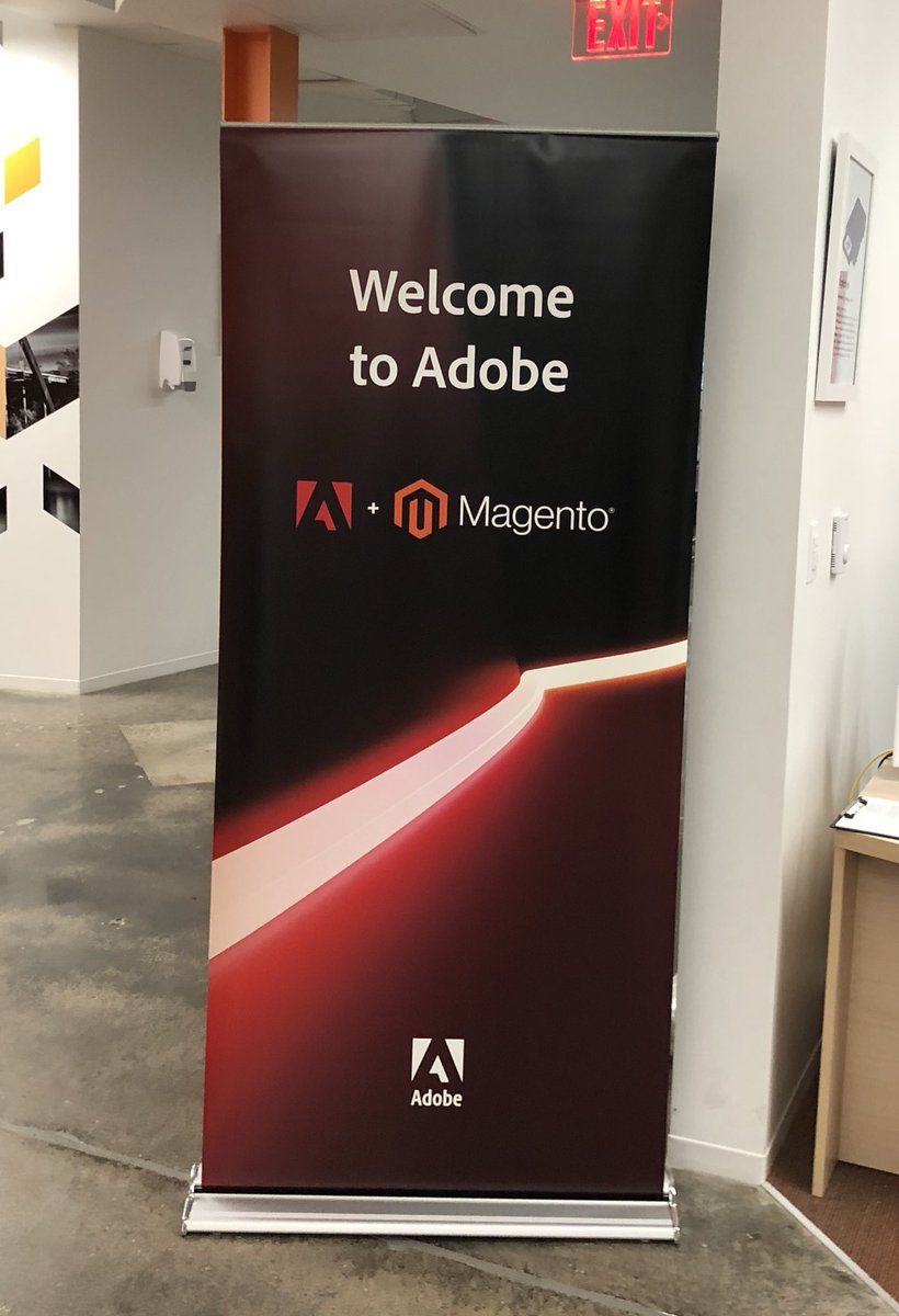 ivy00johns's tweet photo. #Magento, an #Adobe company!!!! Wooooot!!!!!!! @magento @Adobe #AdobeLife #MagentoLife https://t.co/6GoQiwxweW
