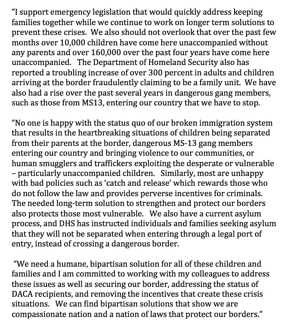 RepComstock's tweet image. We need a humane, bipartisan solution for all of these children and families and I am committed to working with my colleagues to address these issues as well as securing our border...#VA10