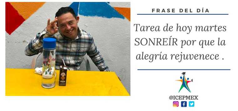 MexIcep's tweet image. ¡Martes con toda la actitud!