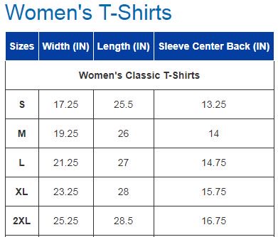 Womens Shirt Size Chart Us