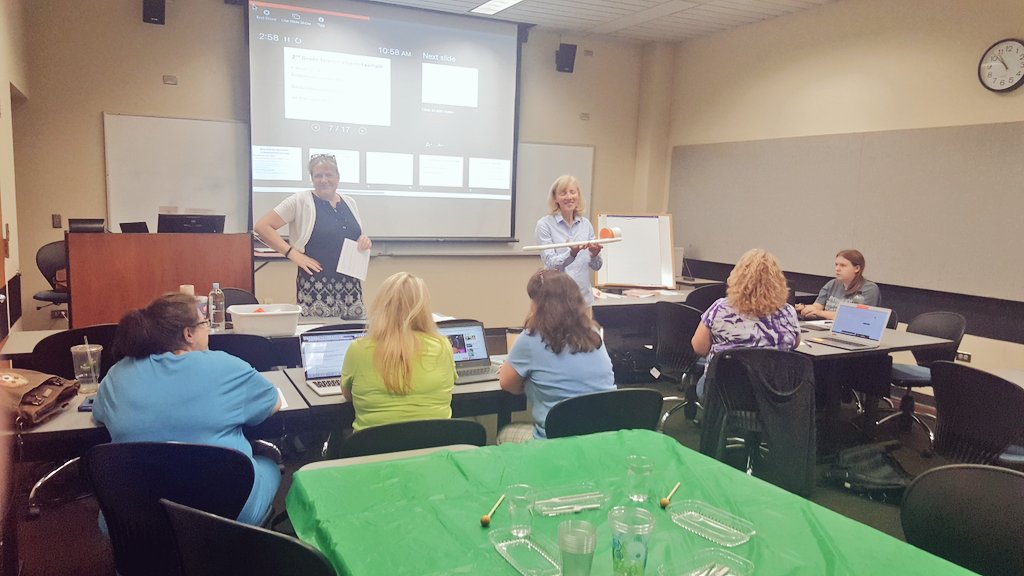 EastTNSTEMHub's tweet photo. Attendees having a great time learning about three-dimensional teaching for new TN Science Standards at our workshops last week with Dr. Stinger-Barnes &amp; Dr. @KristinRearden! Join us for more this Saturday, 10-3:30 at Hodges Library! https://t.co/uUV58mSHv6