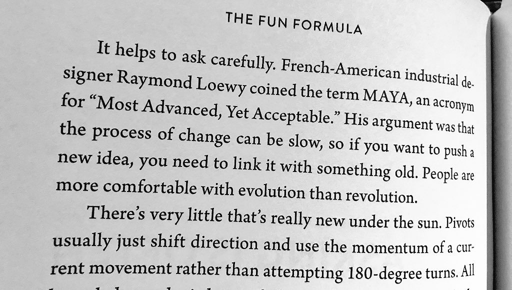 ChrisStrub's tweet photo. Loved this sentiment about linking a new idea to an old one. This concept mirrors something I picked up from @JeffGoins “Real Artists Don’t Starve,” and it’s an avenue I’m going to pursue with my speaking engagements in the future. cc @iSocialFanz #FunFormula https://t.co/6JhXnXJVpP