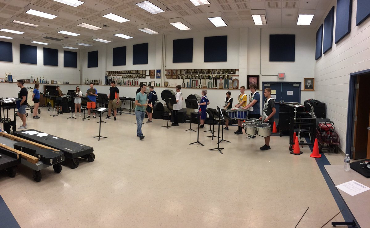 ⁦<a href="/thsprideband/">Trinity HS Band</a>⁩ is back at it! #trinitypride