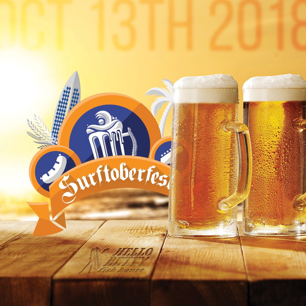 surftoberfest's tweet photo. Happy #twobeertuesday ! 🍻 have a good one! Why not go grab a beer at @HelloBettyOS @SpringHillSuite @SpringHillOcean hellobettyos after work today!?! #beer #beers #beer🍺 #beerme #beertime #beerseason #surftoberfest2018 #beerfest https://t.co/HnMIlBnUZ9