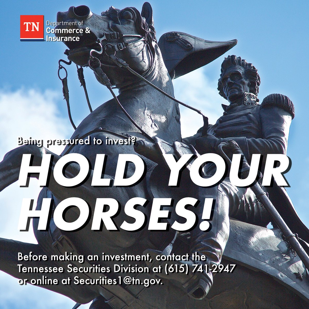 Insurance Ad With Horse And Knight