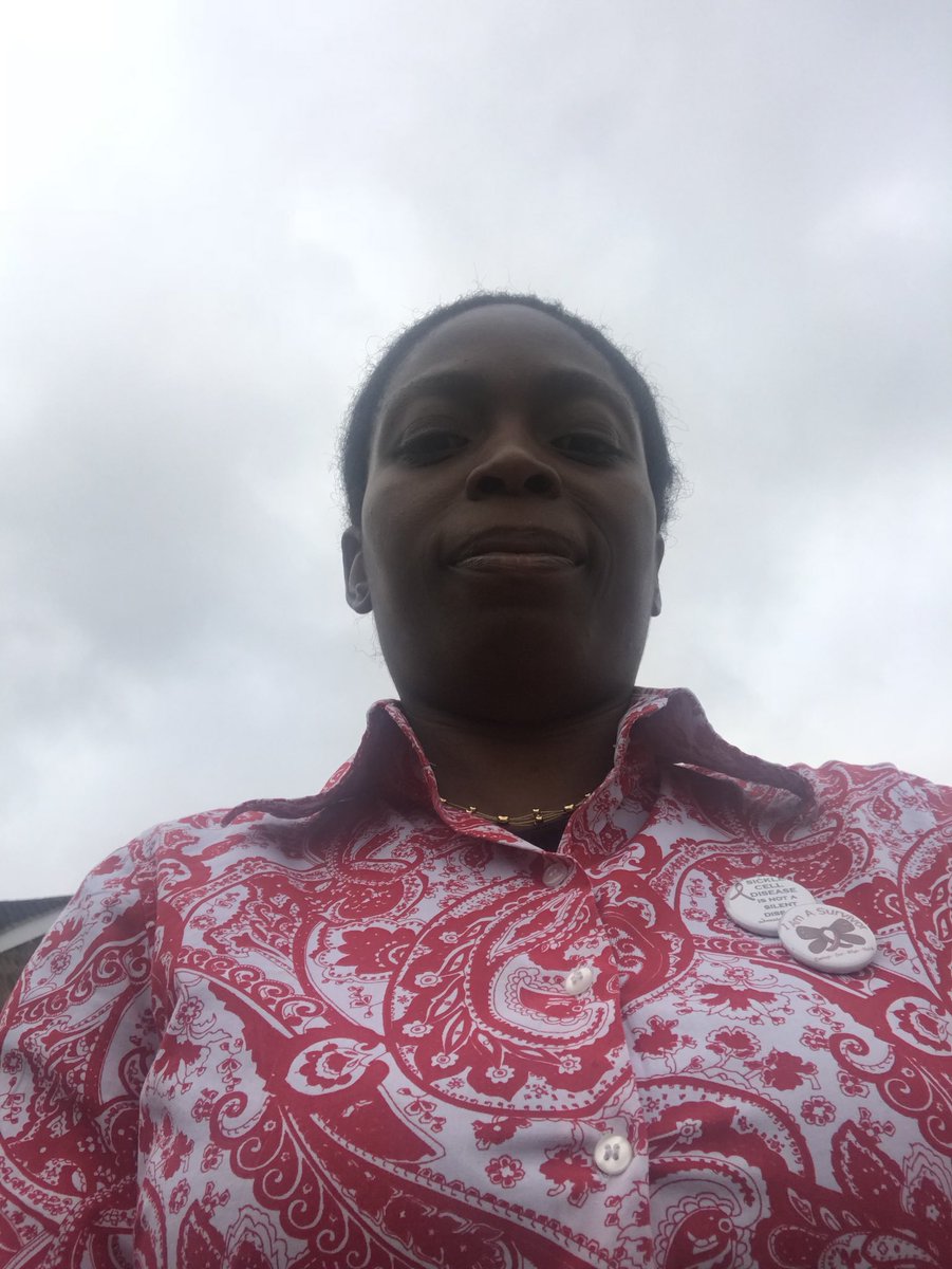 DisabledEnable's tweet photo. Wearing it Red for Sickle Cell Awareness Day. #sicklecellwarrior #SCD #sicklecell @DisabledEnable @SCDAAorg @IAMSICKLECELL @SickleCellUK https://t.co/NGfhuafCX0