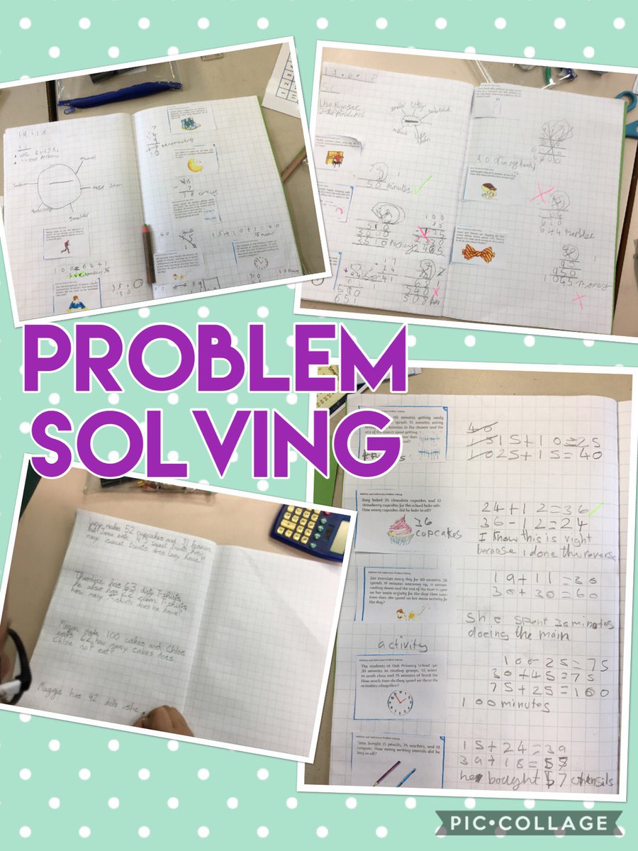 Year 4 are learning how to problem solve...and now are challenging each other by writing their own problems #focusedlearning