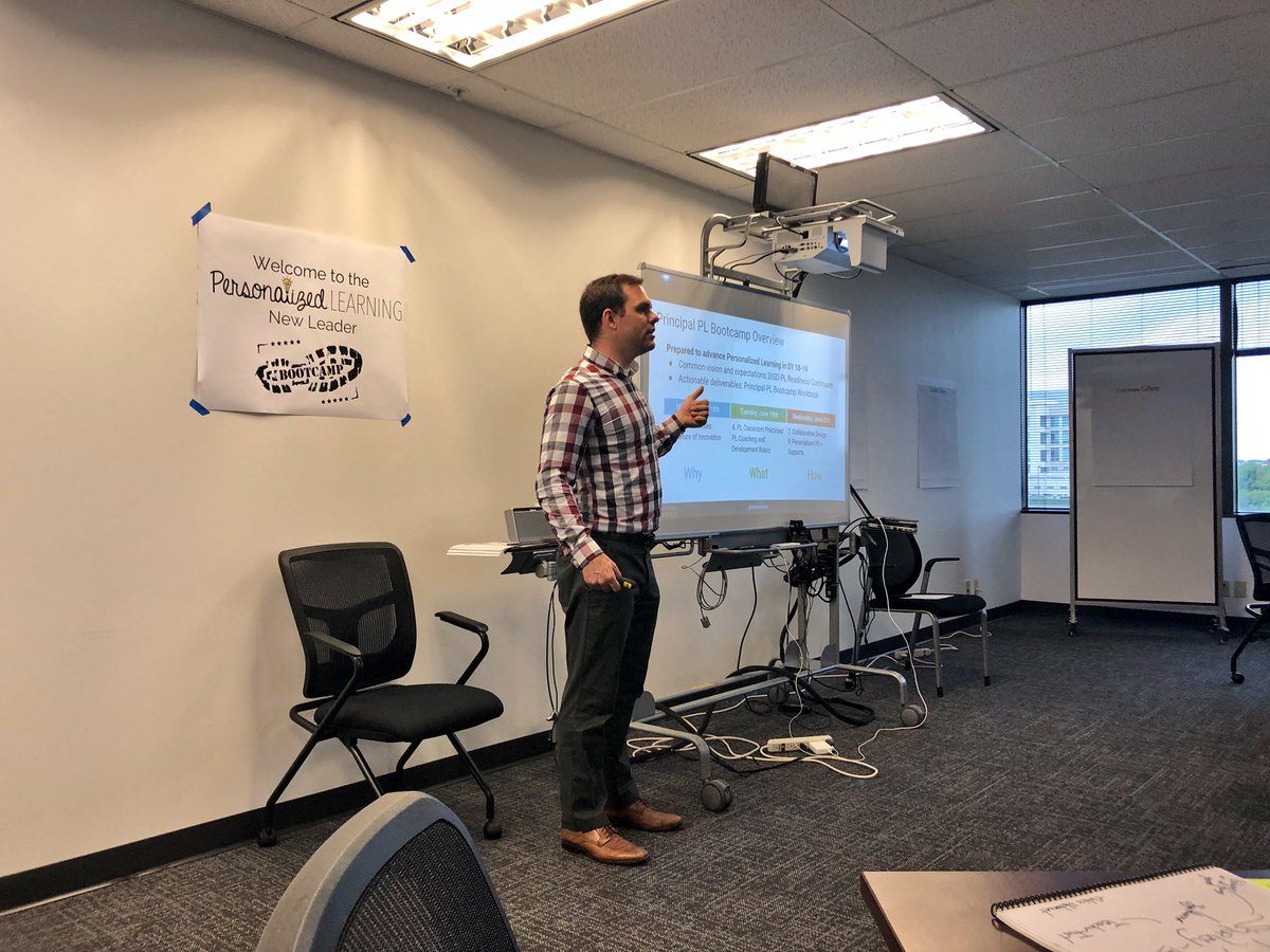 DISDSubs's tweet image. It’s day 2 of our #principalbootcamp and new leaders are digging into the what is #personalizedlearning and PL classroom practices! dj_edelements #personalizedallasisd