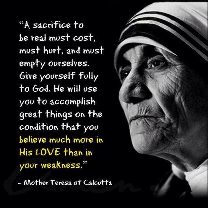 EastMainsBC's tweet photo. Profound!!
#MotherTeresa #WeakButStrong https://t.co/QV8GJ1zUwx