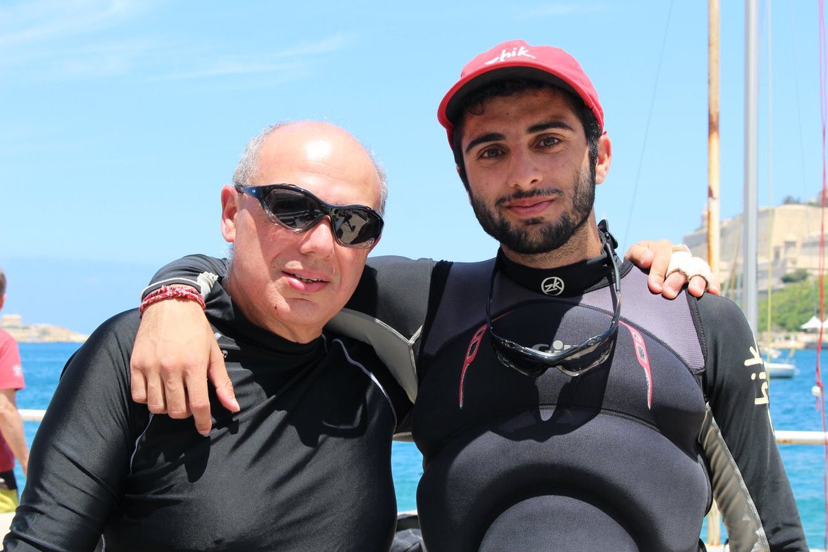 AlexEsposito01's tweet photo. Team Esposito winning a gold medal in Sailing at the Medical Games Malta with the old timer #Sailing #Medigames #FatherSonTeam @Medigames https://t.co/kHKKNkScMs
