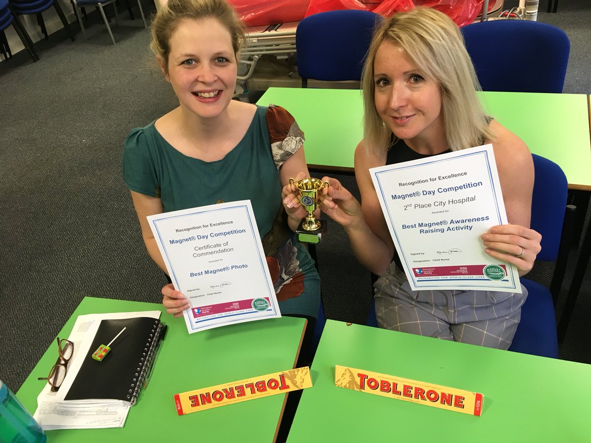 NUH_StrokePTs's tweet photo. Jayne and Nat celebrating therapy involvement in the MAGNET journey #NUHMagnet #runnersup #excellenceinnursing #excellenceintherapies https://t.co/ZEHnW5qAmz
