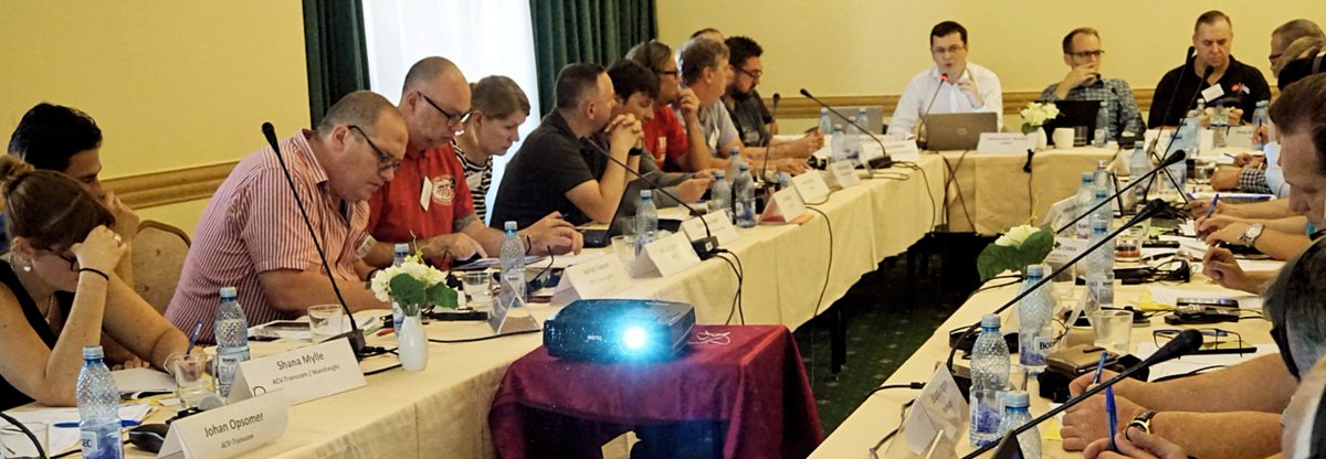 Our latest #EWC seminar in Bucharest is going well. This time it's union activists in the #road and #rail sectors who are planning to build European Works Councils for #FairTransport.
