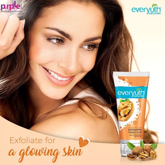 Say goodbye to dull skin &amp; hello to gorgeous, glowing skin!

Shop Everyuth's face care products at upto 30% off - goo.gl/S2hDQA

#Everyuth #WalnutScrub #Walnut #Exfoliate #GlowingSkin #LetsPurplle
