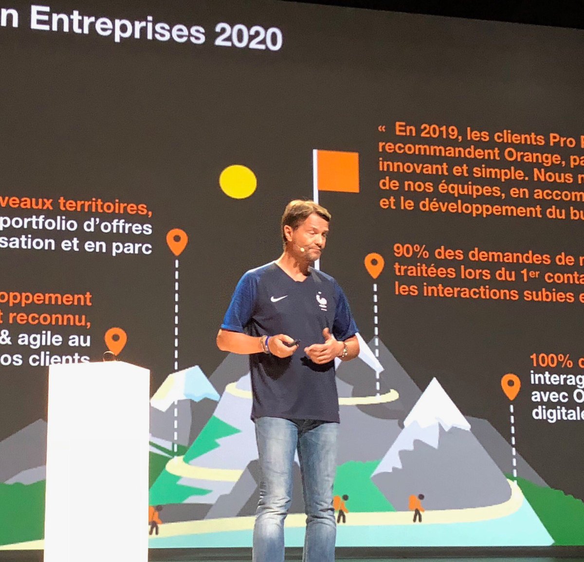 60% des clients BtoB d’Orange doivent interagir via le digital. Intervention de ⁦<a href="/pierreclement_/">Pierre Clement</a>⁩ devant le CODIR des CODIR #DO_Nord. ⁦<a href="/SylvieBeee/">Sylvie Bertrand</a>⁩ ⁦<a href="/FredVitse/">Frederic Vitse</a>⁩ ⁦<a href="/BeurtheStephane/">Stephane Beurthe</a>⁩ ⁦<a href="/charlesdelobel/">charles delobel</a>⁩ ⁦<a href="/FrancoisGUY09/">François GUY</a>⁩ ⁦<a href="/LaurentVitoux/">Laurent Vitoux 📱♻️🏉</a>⁩