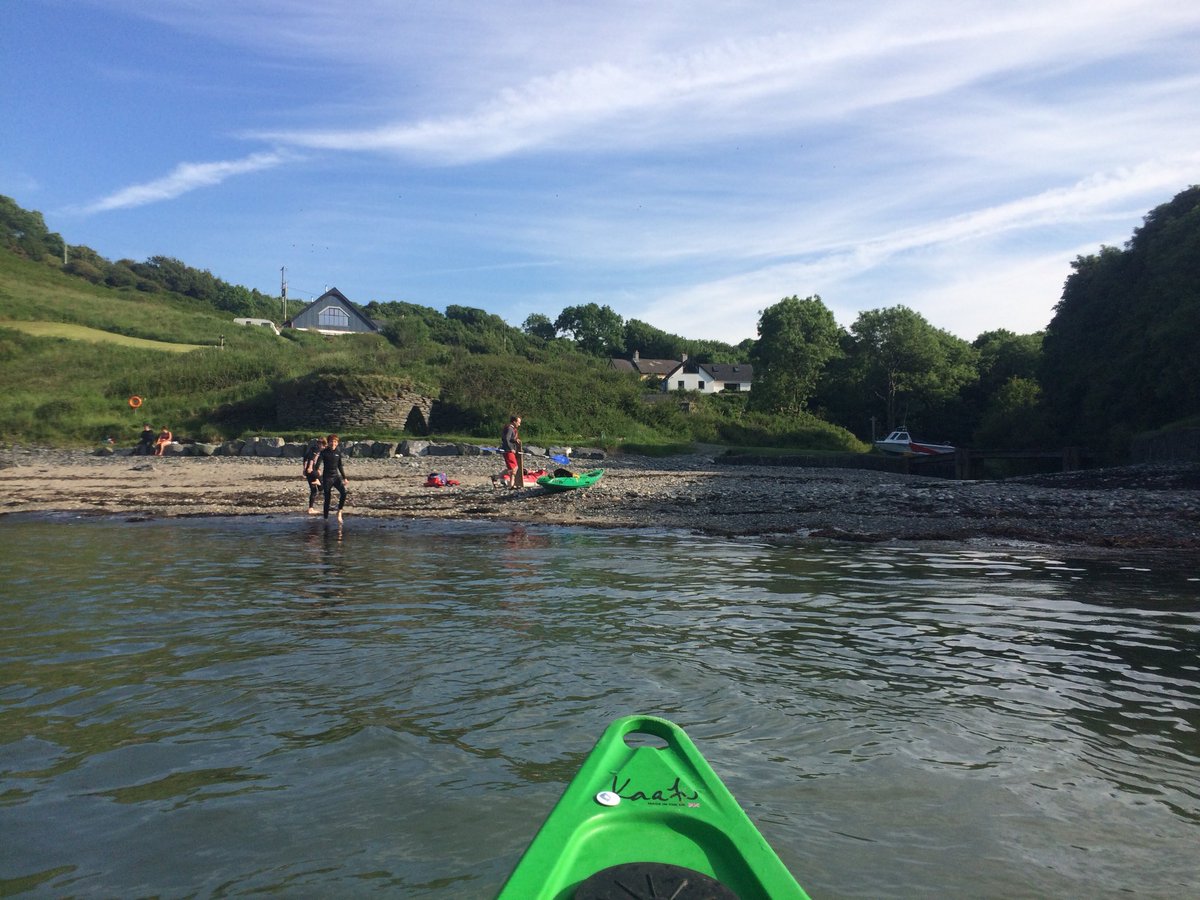 aberfforestbay's tweet photo. Sitting on a train coming back from London, scanning photos from a few years ago - wish I was kayaking now! Love #Aberfforest #Pembrokeshire https://t.co/u5tgysByW0