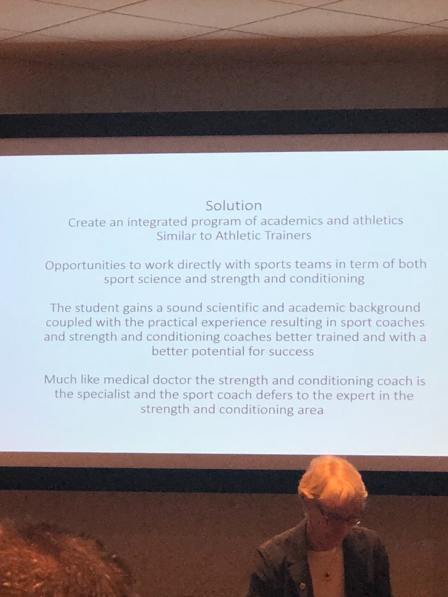 scottcaulfield's tweet photo. “Much like the medical doctor, the S&amp;CC is the Specialist and the sport coach defers to the expert in the S&amp;C area” #coachexcellence https://t.co/HxQA2AmANr