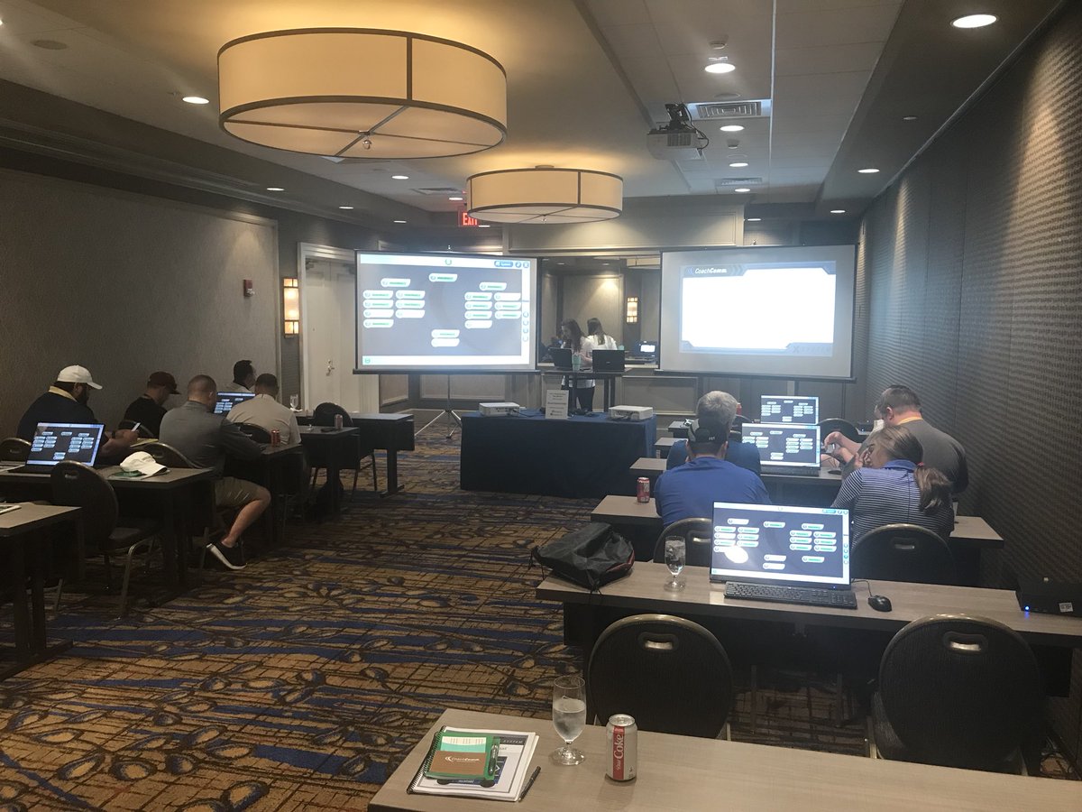 CoachCommD1_NFL's tweet photo. Good 2nd session going on with #XWare training!!!! #CoachCommCollege https://t.co/jj4tP4sm7V