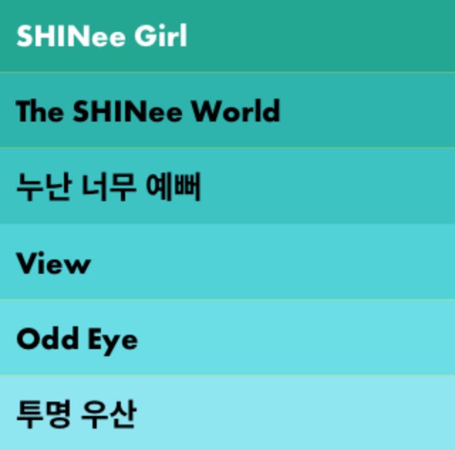 Our Captain Freak Closed Official 1806 Shinee Color Chip Website Updates Thread Red Dot Shinee World S Pick Today Is A Prism The Most Picked Song From