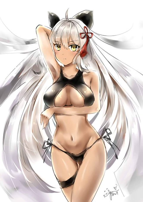 抽不到只好怒畫一波😭😭💓💓
#fgo #魔神セイバー 