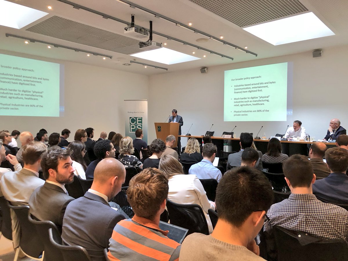 _AZarra's tweet photo. Full house today at @CEPS_thinktank for @MichaelMandel from @ppi presenting his findings on #platforms regulation in the EU. https://t.co/q2taO1pUnp