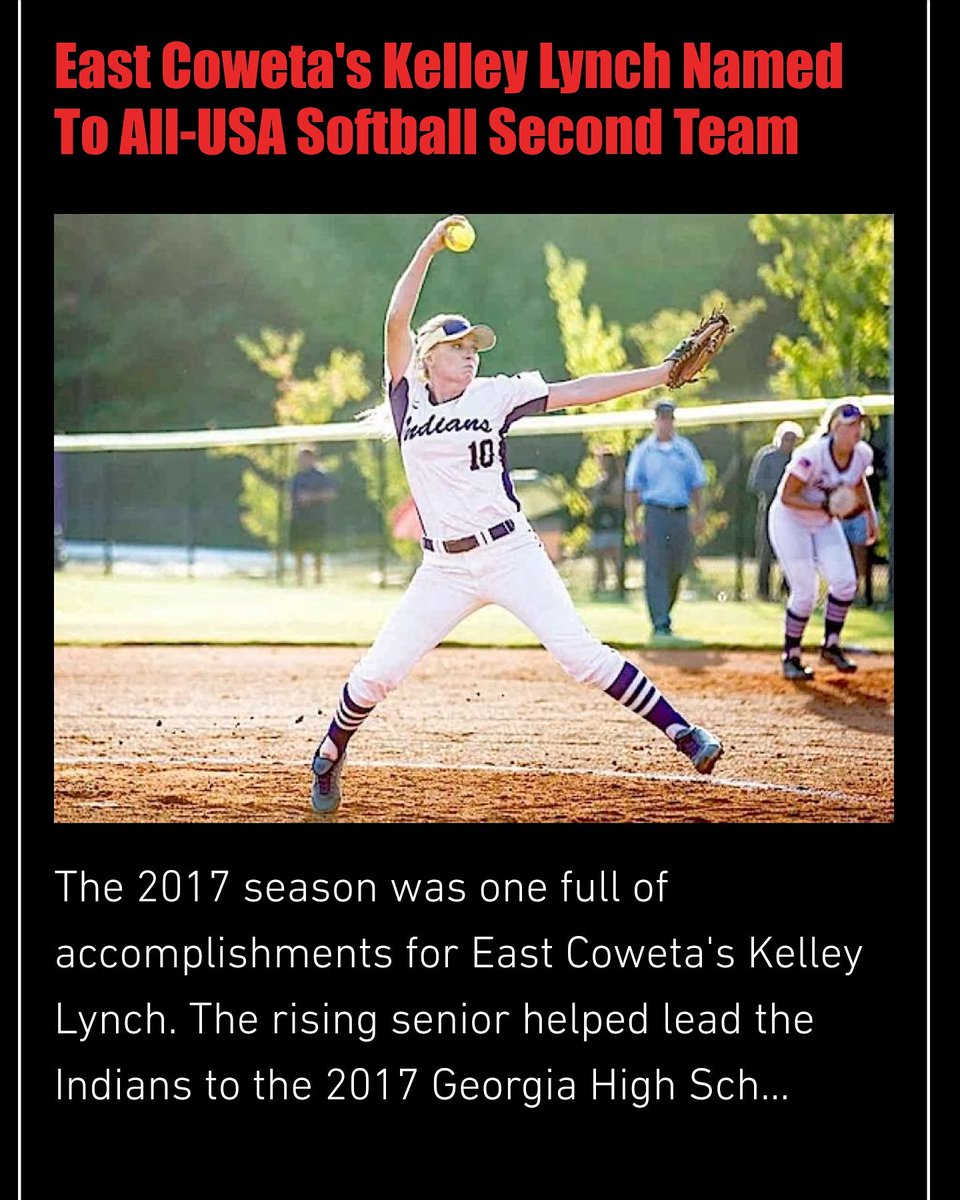 Prep Sports Nation (@ps_nation_) on Twitter photo #eastcowetaindians Kelley Lynch earns All-USA Softball honors. Details at prepsportsnation.net #softball #highschoolsoftball #sports #prepsportsnation <a href="/ecsoftball/">East Coweta Softball</a> @kelleylynch27 #eastcowetaindians Kelley Lynch earns All-USA Softball honors. Details at prepsportsnation.net #softball #highschoolsoftball #sports #prepsportsnation <a href="/ecsoftball/">East Coweta Softball</a> @kelleylynch27