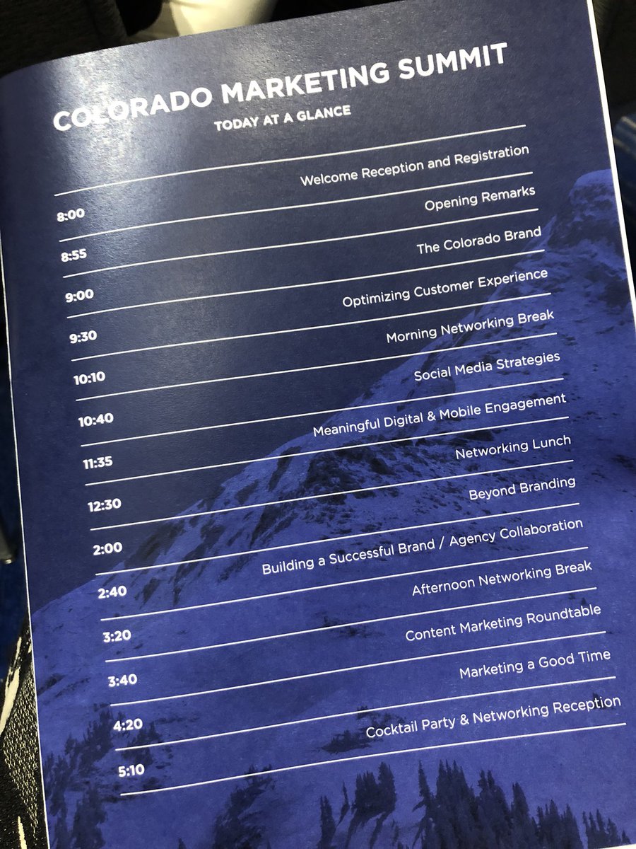 growthmktgwerks's tweet image. Excited for a day of marketing thought-leadership brought to you by Colorado marketers! #COMKTG