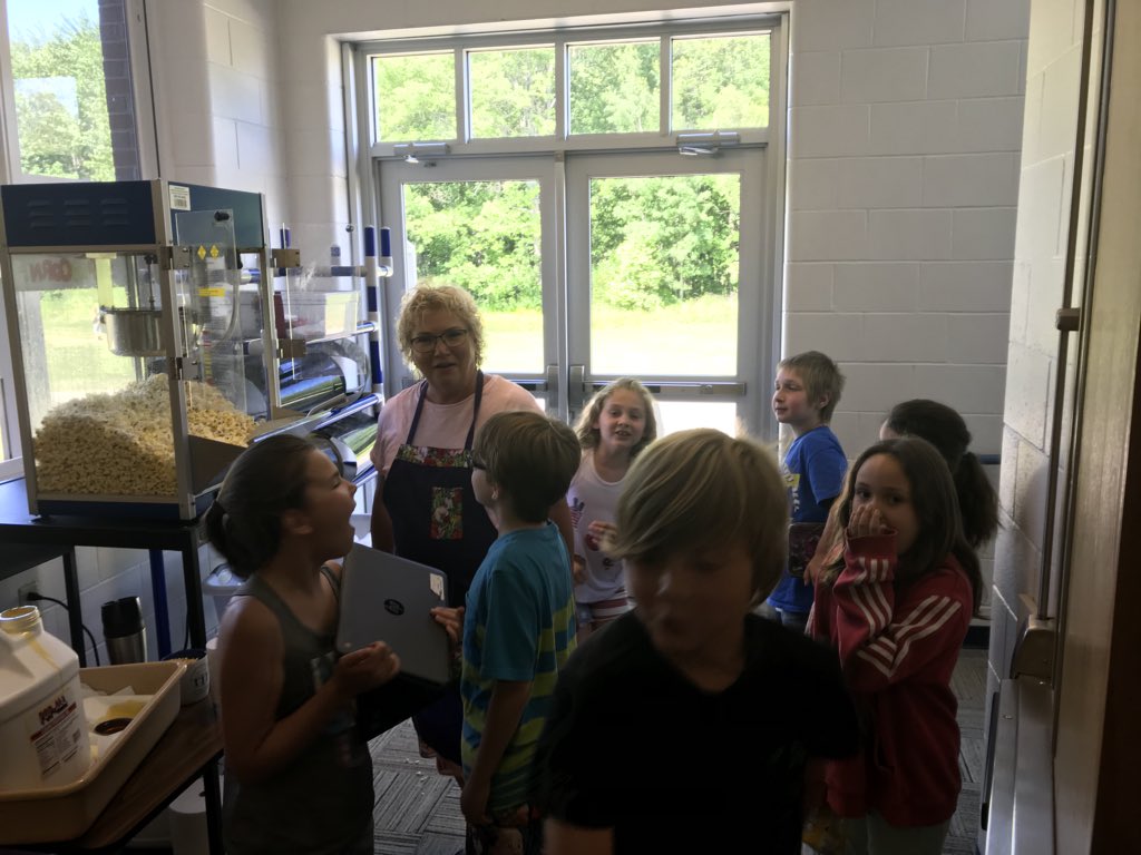 Mrs. Cameron’s side job!  🍿🍿🍿