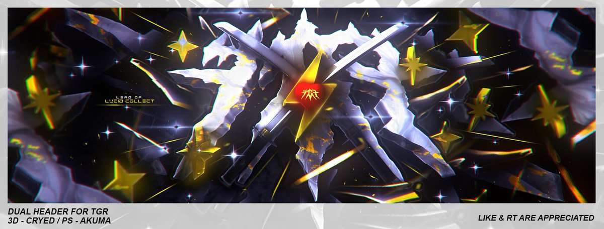 Slimeboylio's tweet image. Dual header for @tgrvv #LucidCryed
3d render &amp;gt; @Cryeeed / psd &amp;gt; Akuma H
HD : dropbox.com/s/95zvjmp4s54l…
Port : behance.net/AkumaCreates           
RT’S AND FAV’S ARE APPRECIATE!!!
