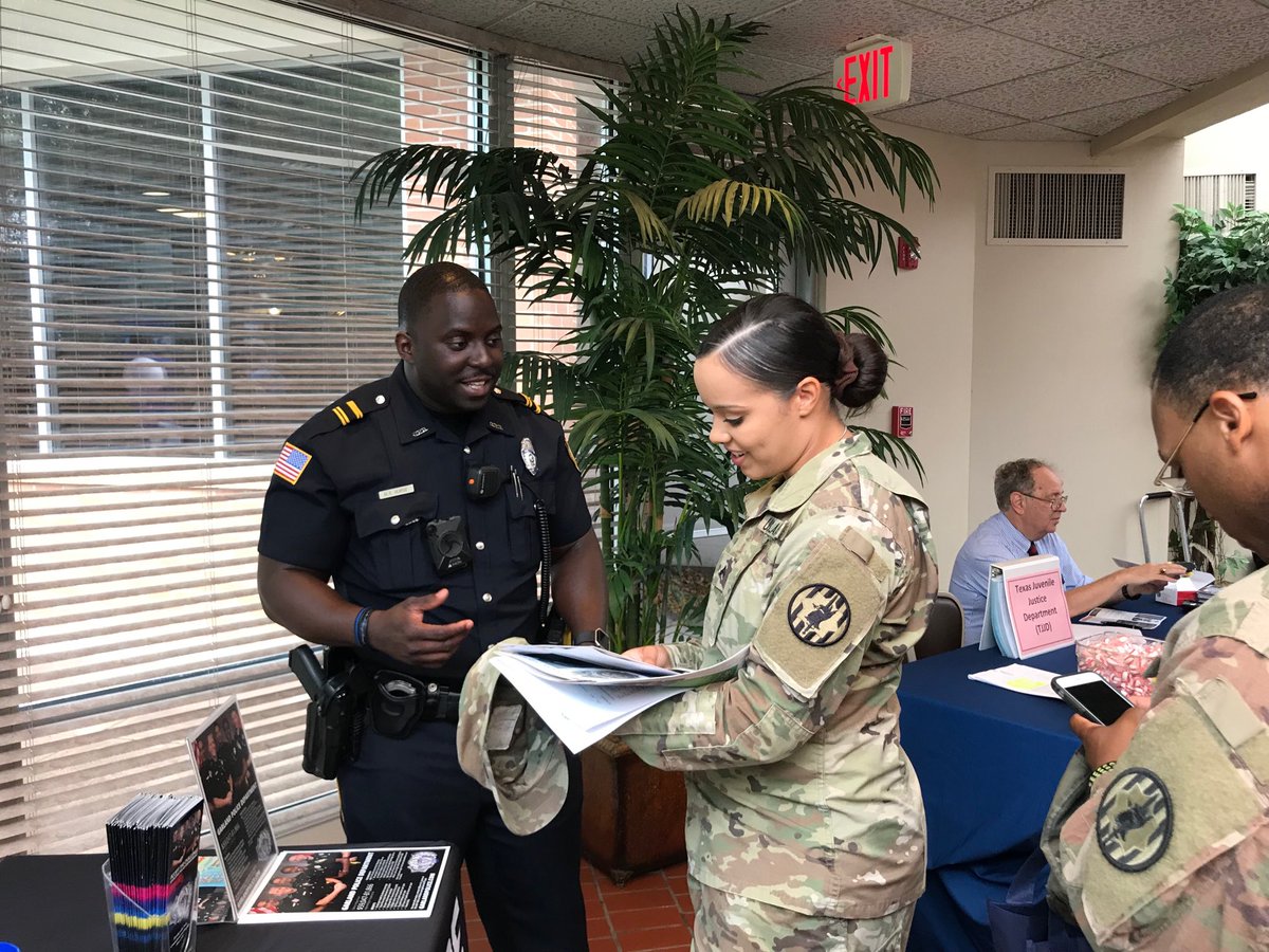 Making connections at Ft. Hood!