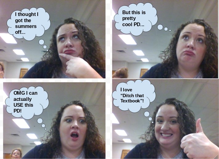 KeeleyBarr's tweet image. In a #DitchThatTextbook PD with @jmattmiller ! 😍
Picture Comics with Google Drawings