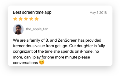 zenscreenapp's tweet photo. Reviews like these keep us motivated... we know we are making a positive impact on people's lives 🙏🏼 https://t.co/Rb18KS8sSL