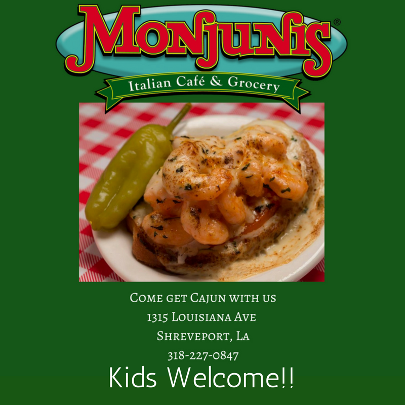 Monjunis_on_LA's tweet photo. Grab the kids and come here for supper! We have several tasty items on our Kids Menu!
 #ThankYou #MonjunisLAAve
318-227-0847 https://t.co/o4tHw5hUhJ